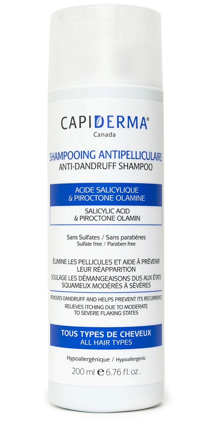 CAPIDERMA SHAMPOOING ANTI-PELLICULAIRE 200 ML