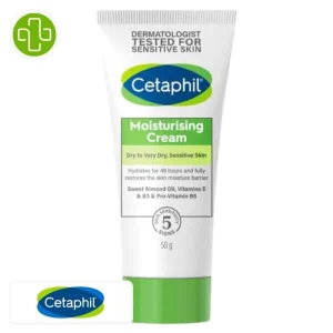 Cetaphil Crème Hydratante Haute Tolerance 50 Gr