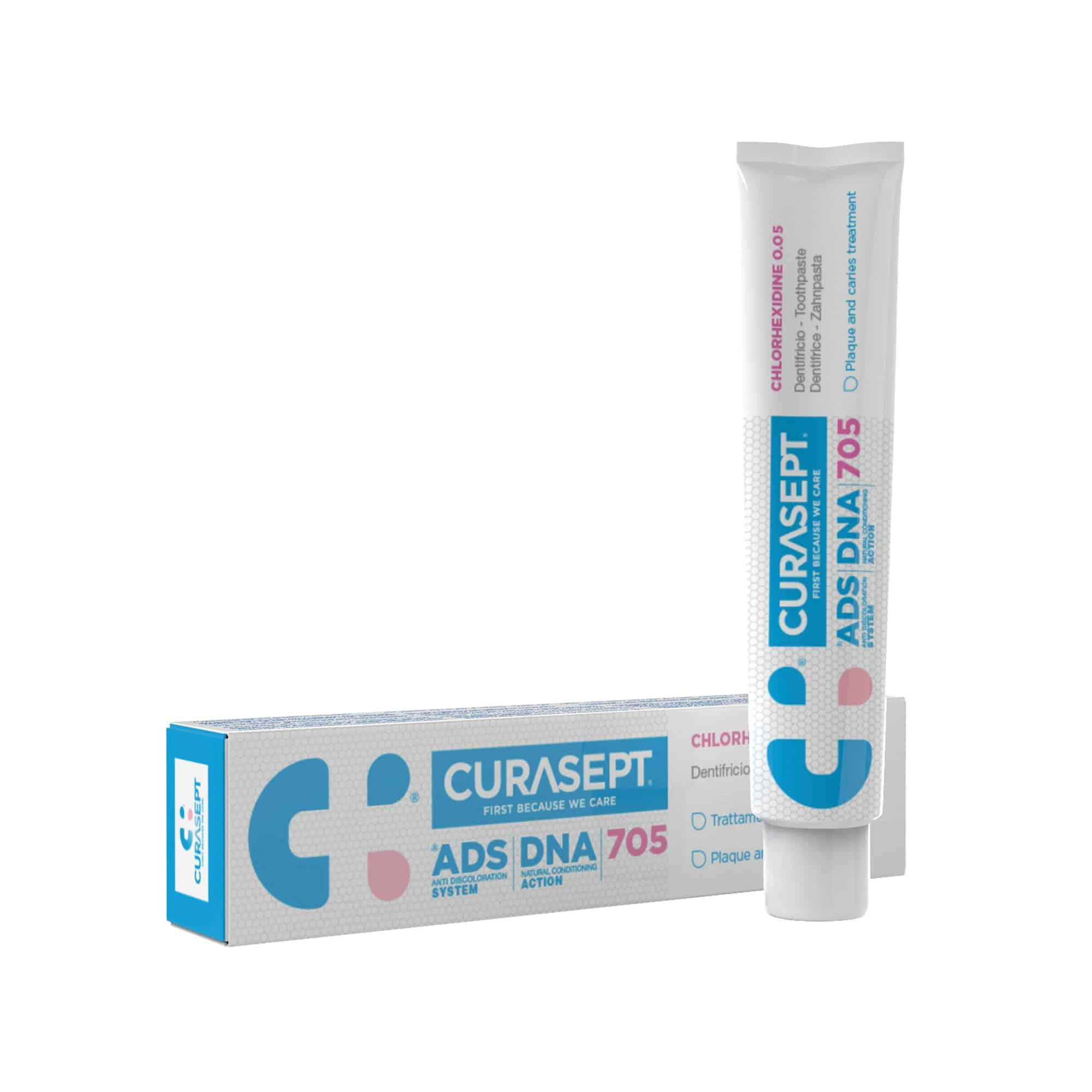 CURASEPT DENTIFRICE À LA CHLORHEXIDINE 705 ADS 75 ML