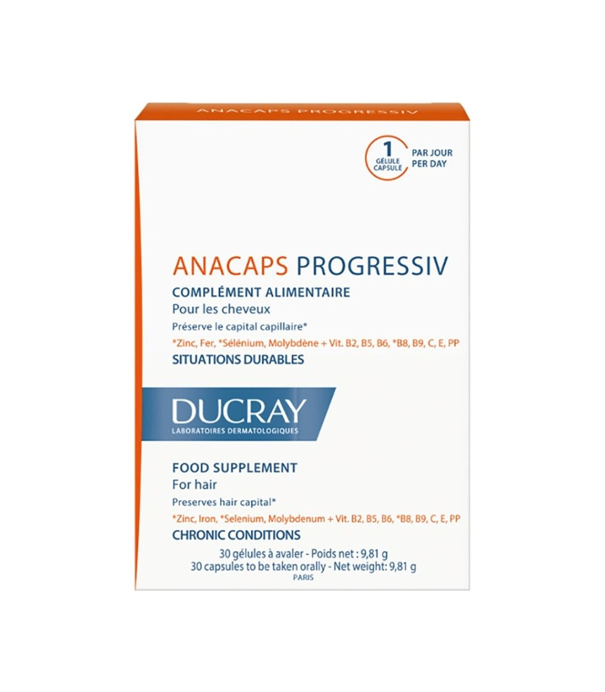 Ducray Anacaps 30 Capsules