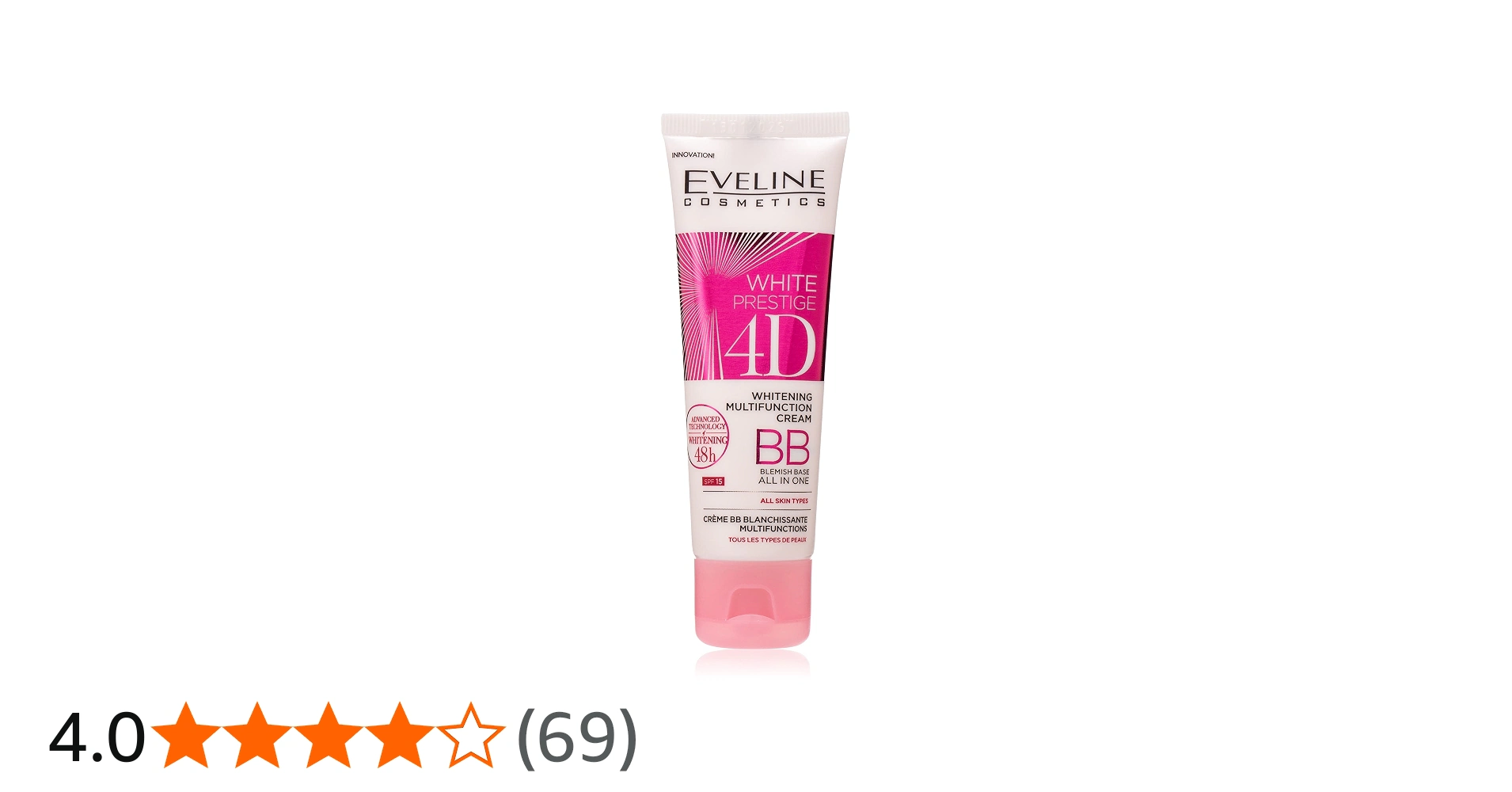 Eveline Cosmetics White Prestige 4D Whitening Multifunction BB Cream Blemish Base