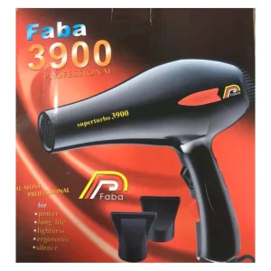 General Faba Sèche-cheveux FABA noir super turbo 3900 professionnelle