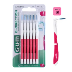 Bi-Direction Brossettes Interdentaires N°2614 / 1,2 mm X 6