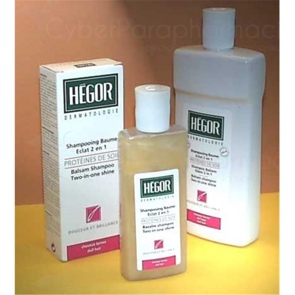 Hegor Proteines de Soie Shampooing Baume Eclat 2 en 1