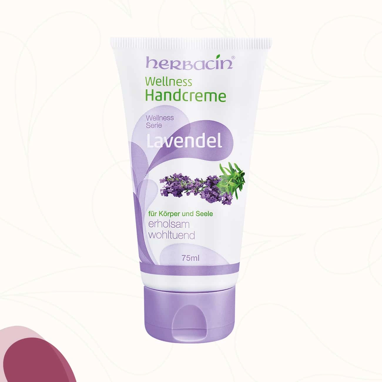 Herbacin Wellness Crème Mains Lavande Tube de 75 ml