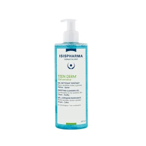 Isispharma Teen Derm Gel Nettoyant Purifiant Sensitive 100 ml