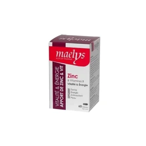 Maelys Zinc & Vitamines B Vitalité 60 Gélules