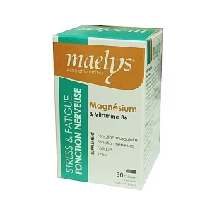 Maelys Magnésium & Vitamine B6 30 Gélules