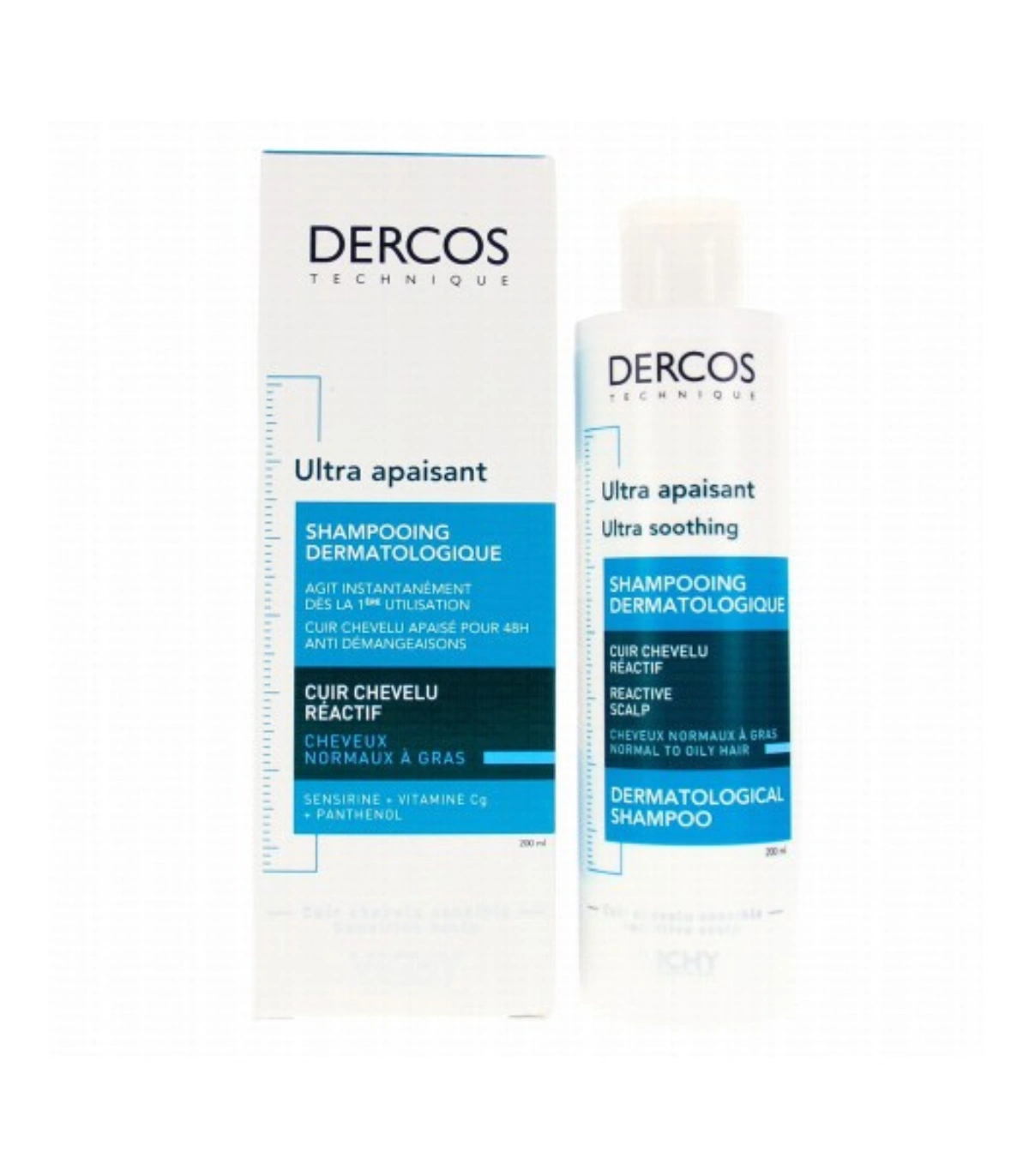 Vichy Dercos Ultra Apaisant Cheveux Normaux à Gras
