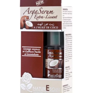 Naturesoin Argaserum Extra-Lissant à l'Huile de Coco 50 ml