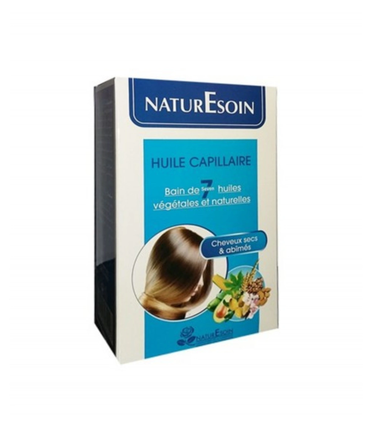 Naturesoin Huile Capillaire Bain de 7 Huiles Cheveux Secs & Abimés 125 ml