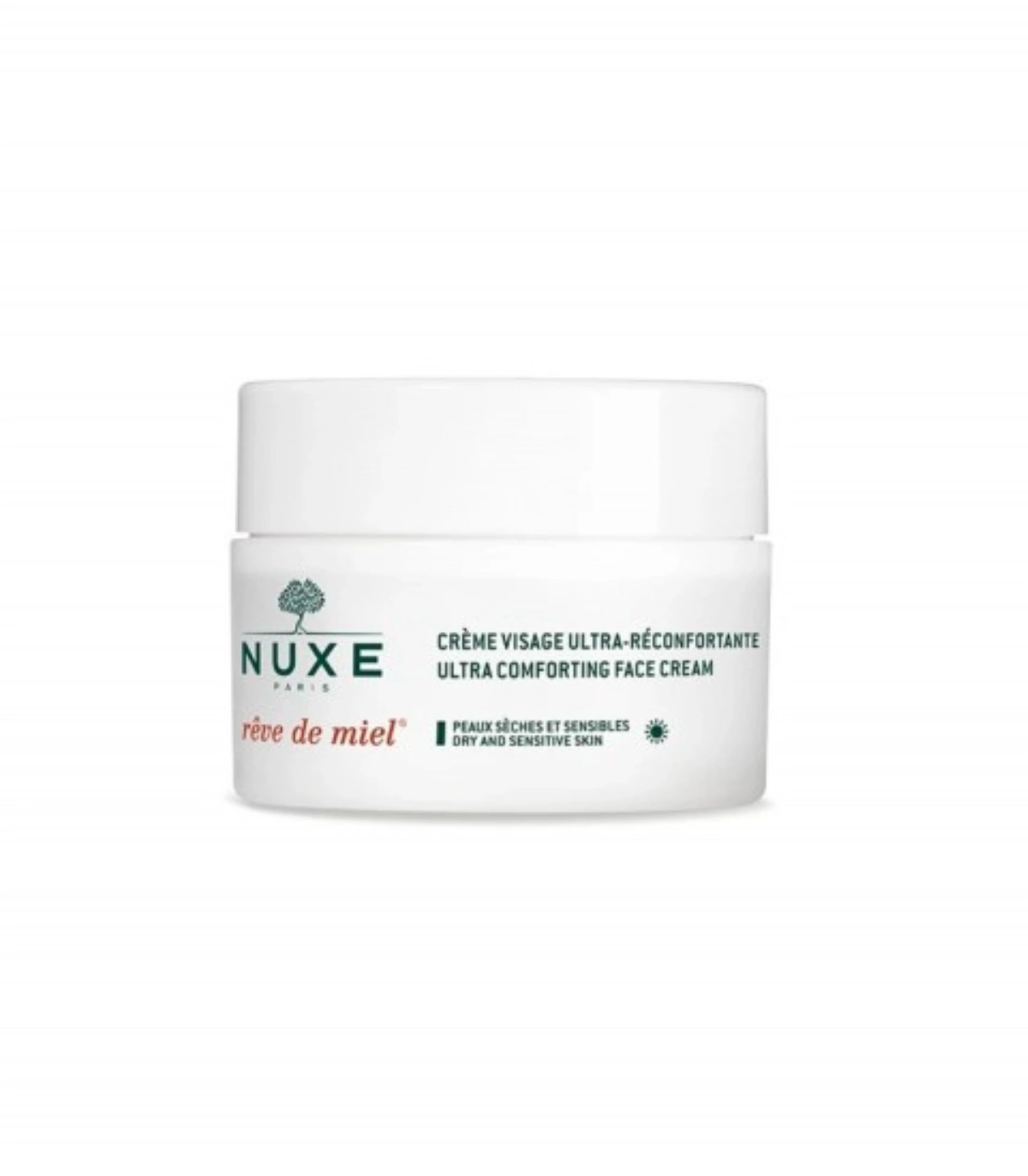 Nuxe Reve de Miel Creme Visage Ultra-Reconfortante Jour 50 ml Peaux Sèches et Sensibles