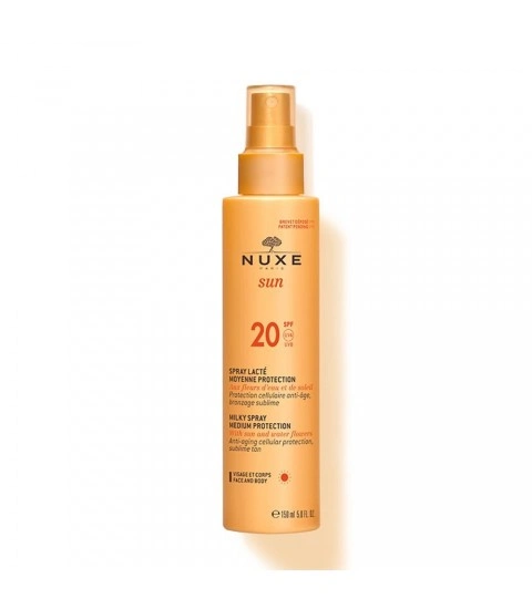 Nuxe Sun Spray Lacté Moyenne Protection SPF 20 150 ml