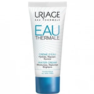 Uriage Eau Thermale Crème d’Eau Légère Crème Hydratante Eaux Tous Types de Peaux 40 ml