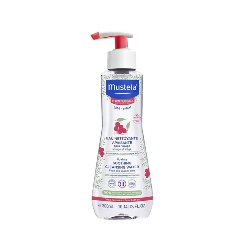 Mustela Eau Nettoyante Apaisante sans Rinçage 300 ml
