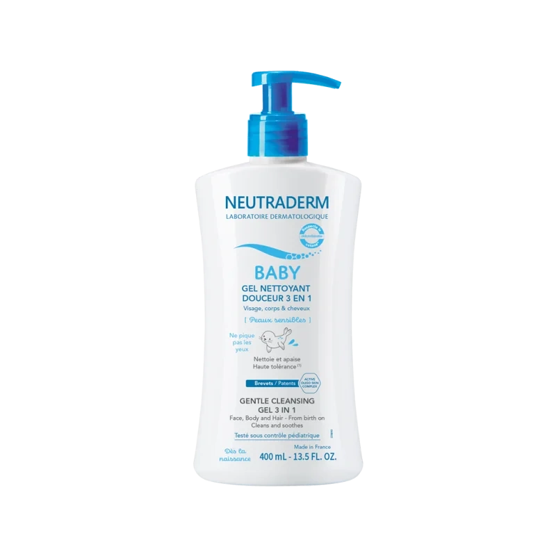 Neutraderm Baby Gel Nettoyant Douceur 3 en 1 - 400 ml
