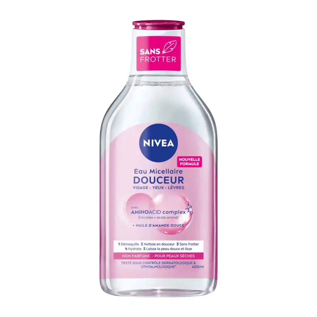 NIVEA Eau Micellaire Démaquillante Rose Water - 400 ml