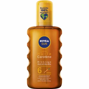 NIVEA SUN Carotène- Huile Protectrice en spray Bronzage Intense - SPF 6 - 200ml