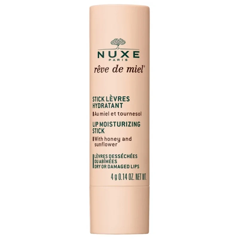 Nuxe Reve de Miel Stick Levres Hydratant 4 g Lèvres Desséchées ou Gercées
