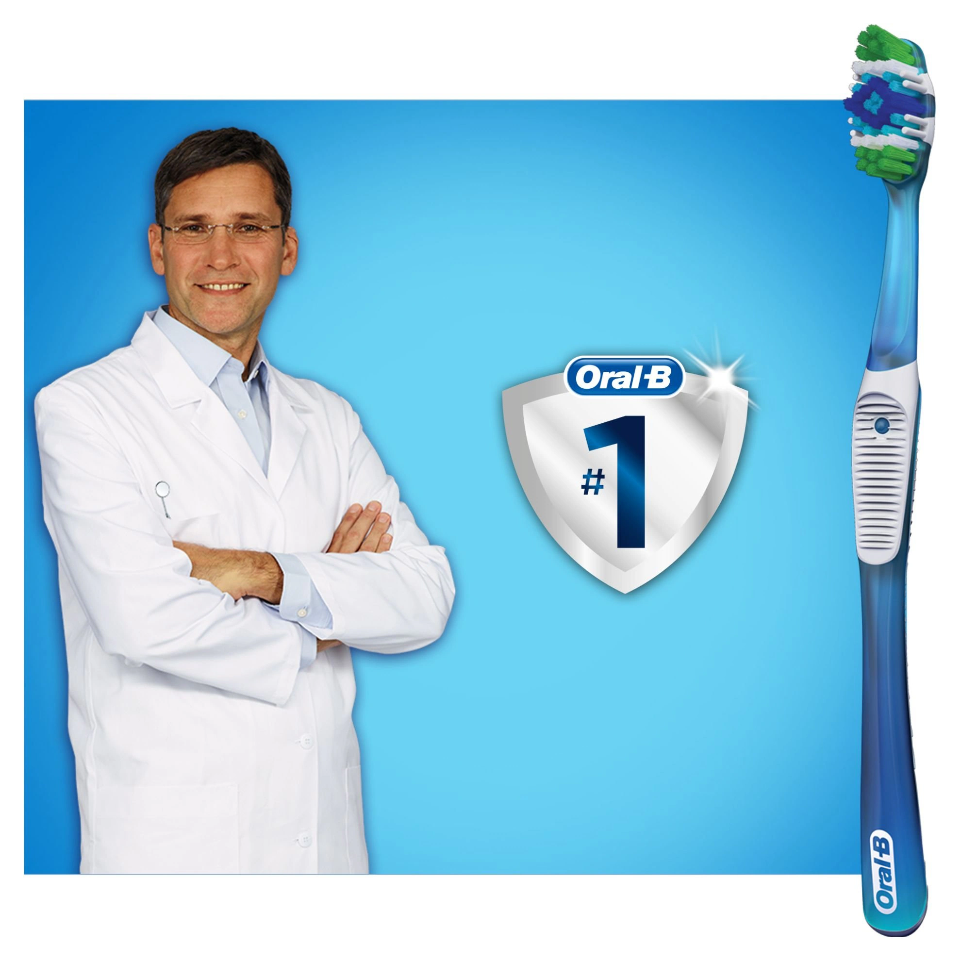 Brosse a Dents Complète 5 Way Clean 40 Medium + 1 Offert
