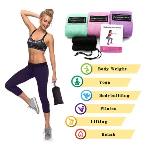 3pcs Resistance Bands Hip Circle Anti Slip Rubber Band Hip Circle Loop Resistanc