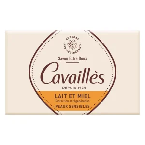 Rogé Cavaillès Savon Surgras Extra Doux Lait et Miel Pain de 150 g