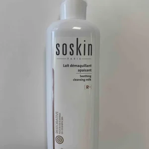 Soskin Lait Demaquillant Apaisant 250 ml Peaux Sèches et Sensibles