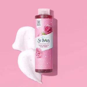 St Ives Gel douche rafraîchissant à l'eau de rose et à l'aloe vera