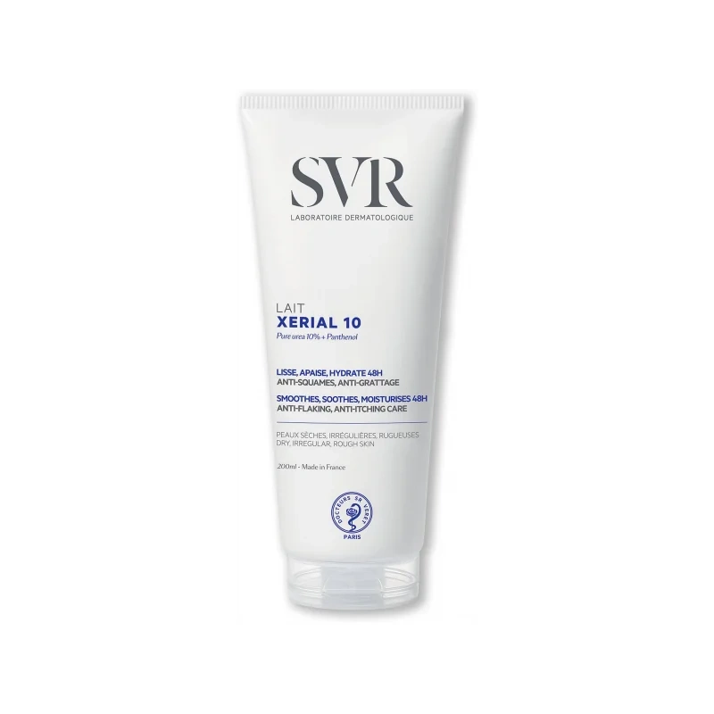SVR Xerial 10 Lait Corps 200 ml Peaux Sèches et Squameuses