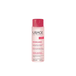 Uriage Roseliane Fluide Dermo-Nettoyant Apaisant 250 ml Nettoie - Démaquille - Apaise