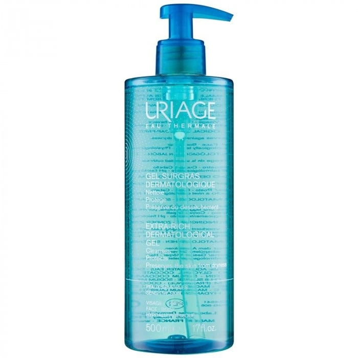 Uriage Surgras Liquide Dermatologique 500 ml Gel Nettoyant Moussant sans Savon