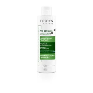 Vichy Dercos Shampooing Traitant Anti-Pelliculaire 200 ml Cheveux Normaux à Gras